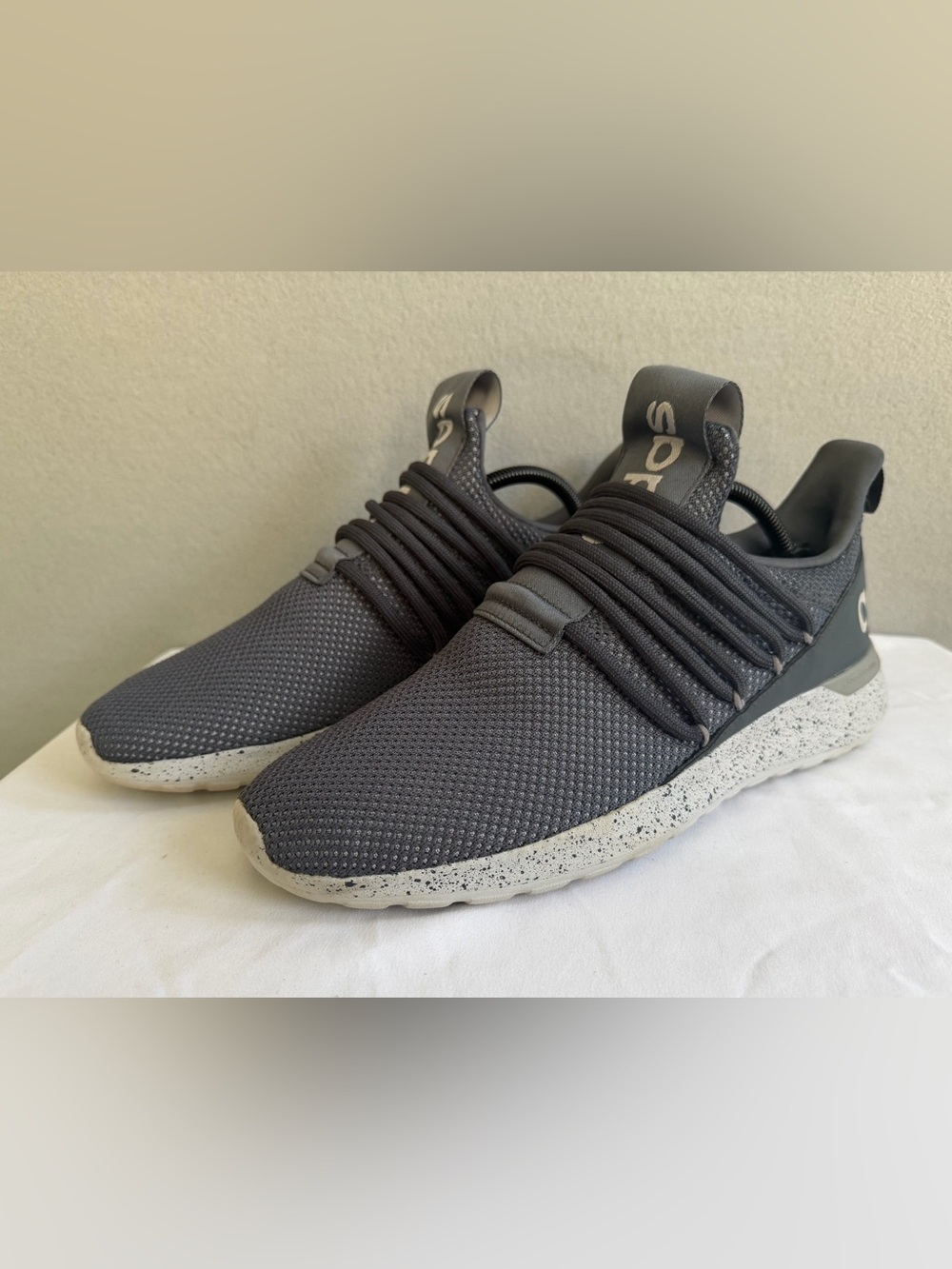 adidas Lite Racer Adapt 5.0 Running Shoes s10 Mens Dark Gray